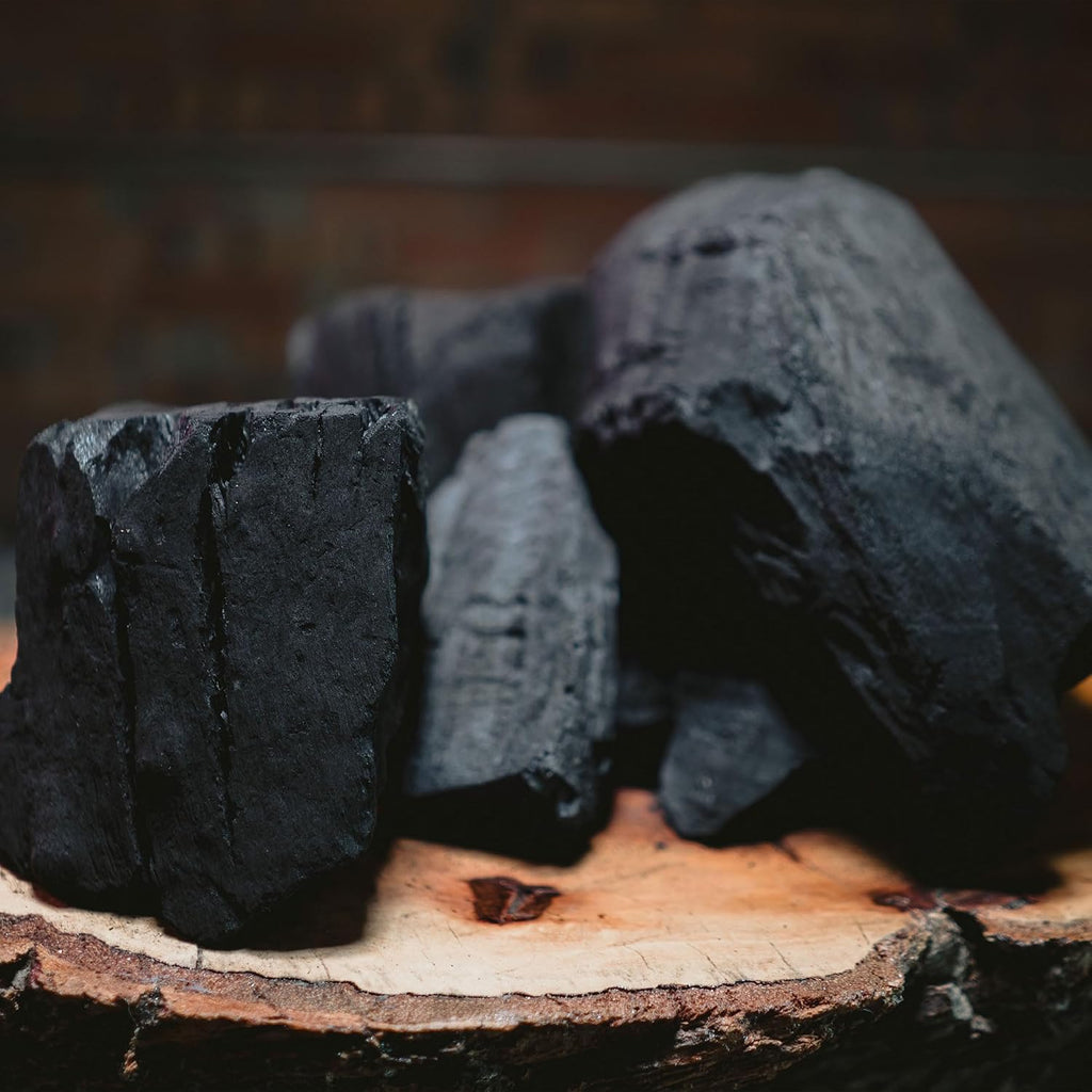Natural Quebracho Blanco Madera Lump Carbón Vegetal, Restaurante de Calidad, 35 LB