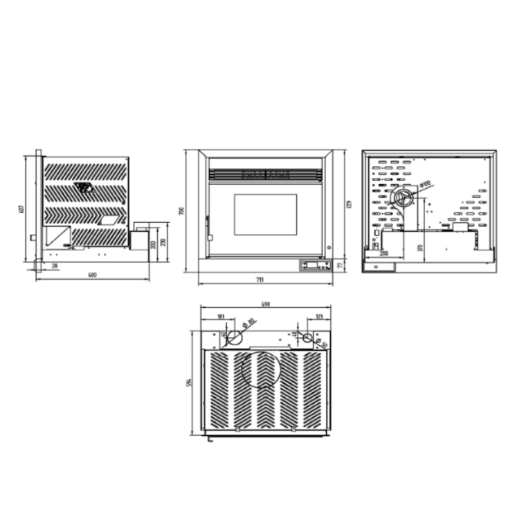 Insertable de pellets IP-170K