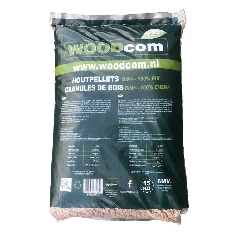 Pellets 100% Roble media paleta